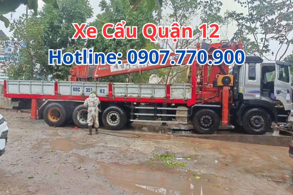 Thuê xe Cẩu Quận 12 Giá Rẻ