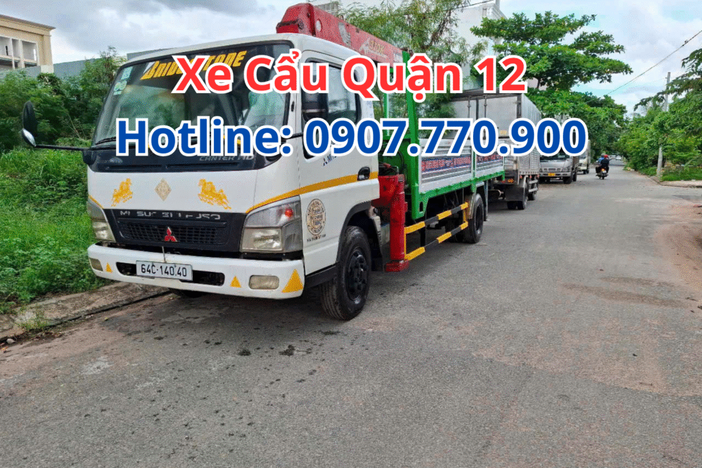 Thuê xe Cẩu Quận 12 Giá Rẻ