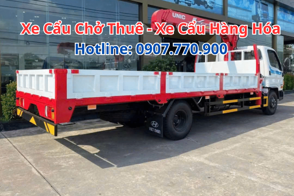Xe Cẩu Chở Thuê - Xe Cẩu Hàng Hóa