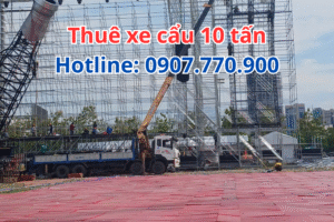 giá thuê xe cẩu 10 tấn