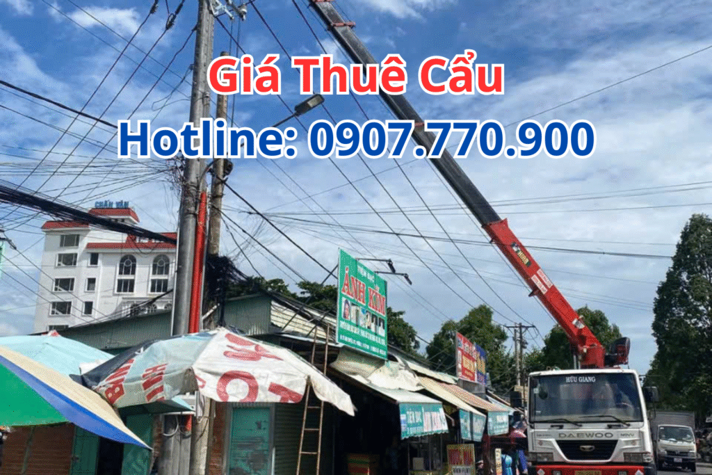 Giá thuê cẩu