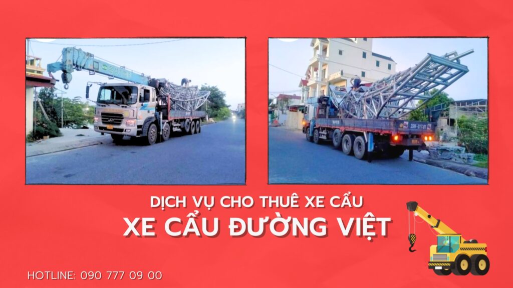 cho thuê xe cẩu chuyên dụng