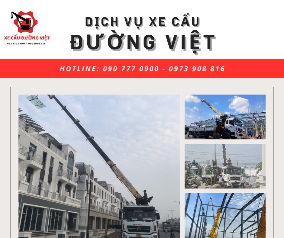 cho thuê xe cẩu chuyên dụng