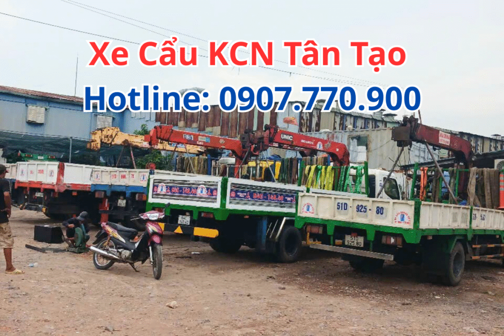 Xe Cẩu KCN Tân Tạo