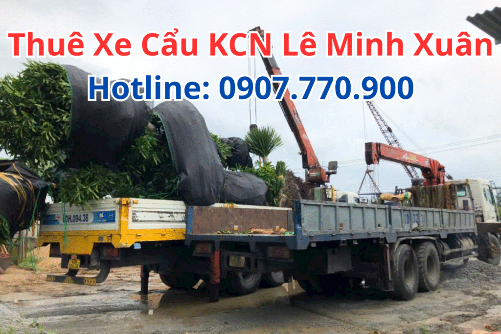 Xe Cẩu KCN Lê Minh Xuân