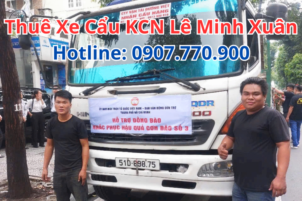 Xe Cẩu KCN Lê Minh Xuân