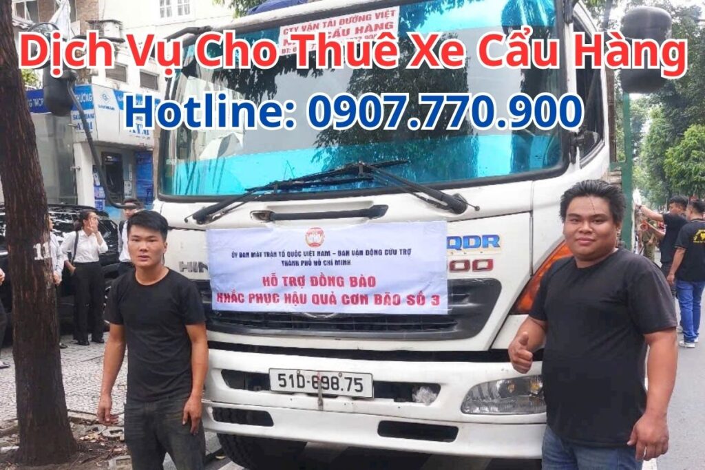 Dịch vụ cho thuê xe cẩu hàng