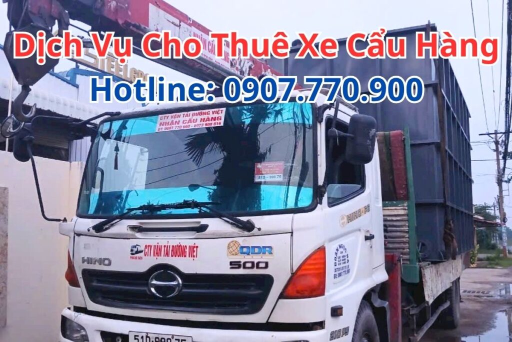 Dịch vụ cho thuê xe cẩu hàng