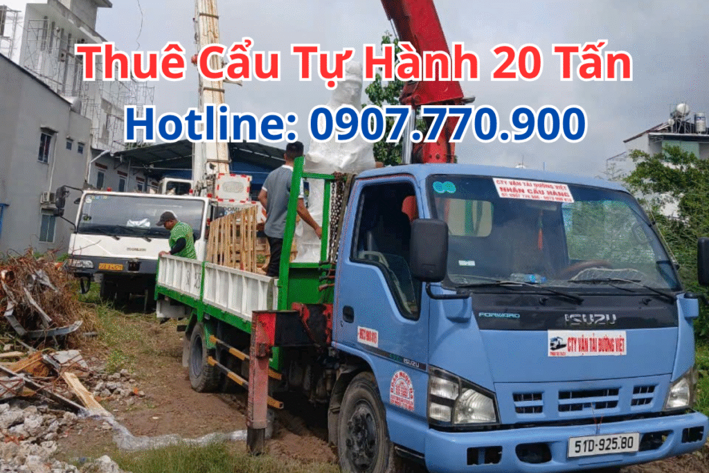 Thuê Cẩu Tự Hành 20 Tấn