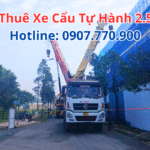 Cho Thuê Xe Cẩu Tự Hành 2.5 Tấn