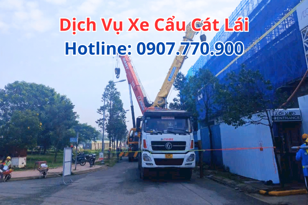 xe cẩu cát lái