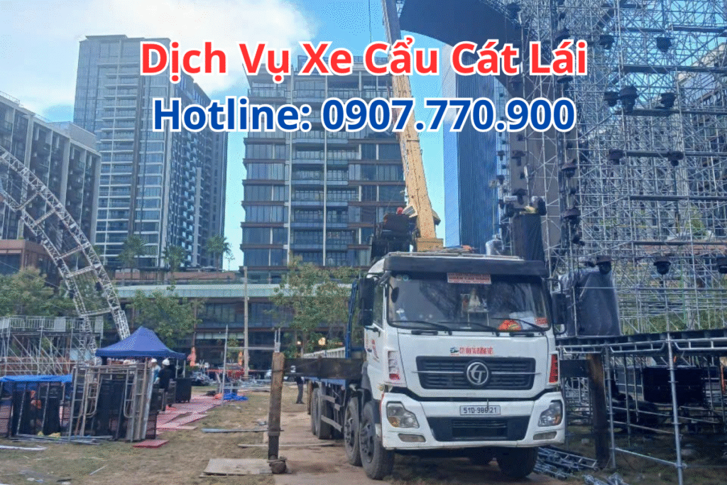xe cẩu cát lái