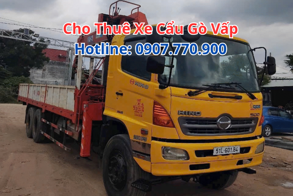Cho Thuê Xe Cẩu Gò Vấp