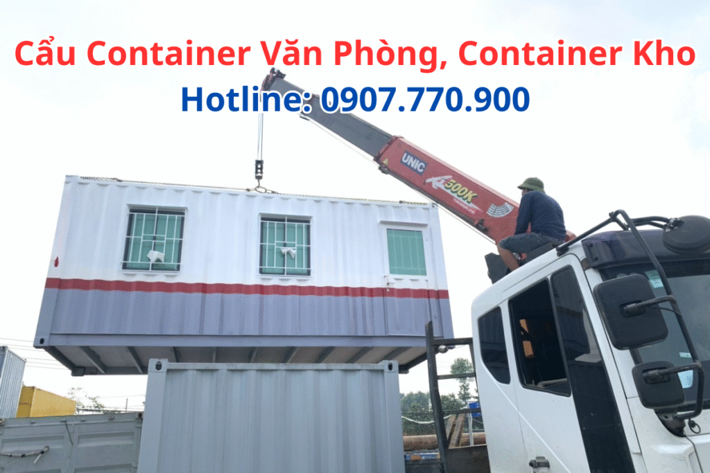 Cẩu Container Văn Phòng Container Kho