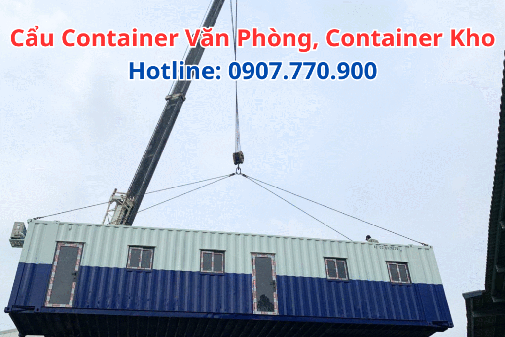 Cẩu Container Văn Phòng Container Kho