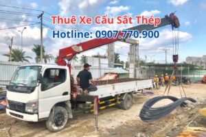 Thuê Xe Cẩu Sắt Thép
