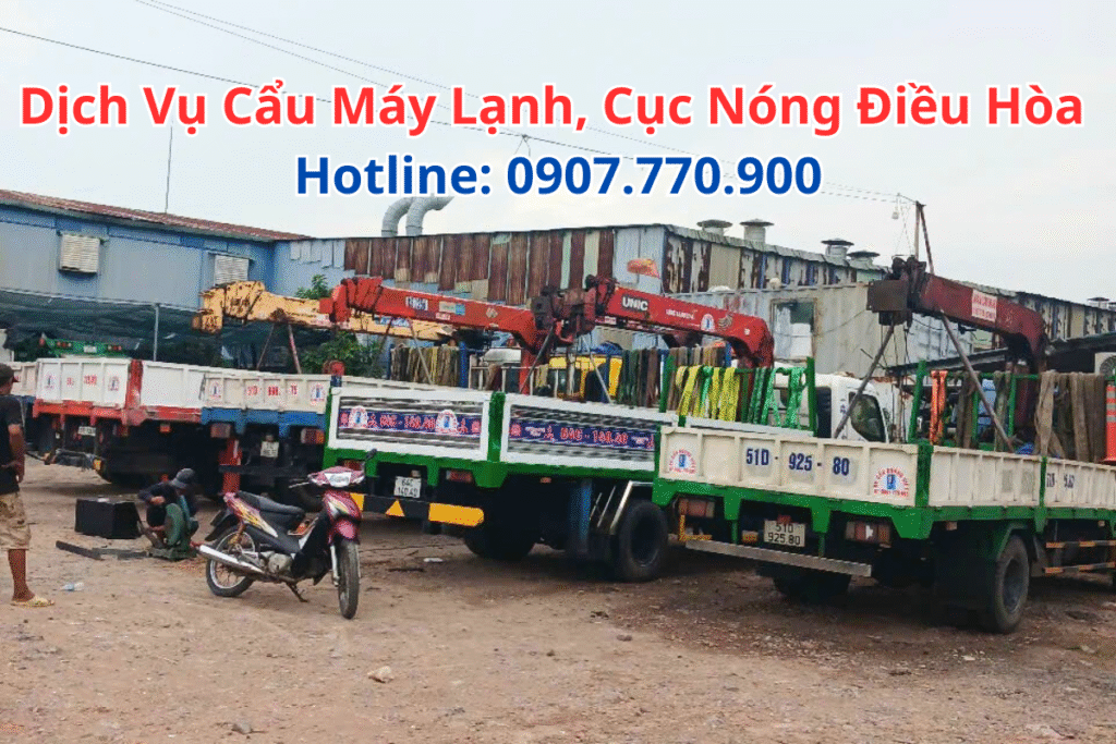 Xe Cẩu Máy Lạnh Cục Nóng Điều Hòa