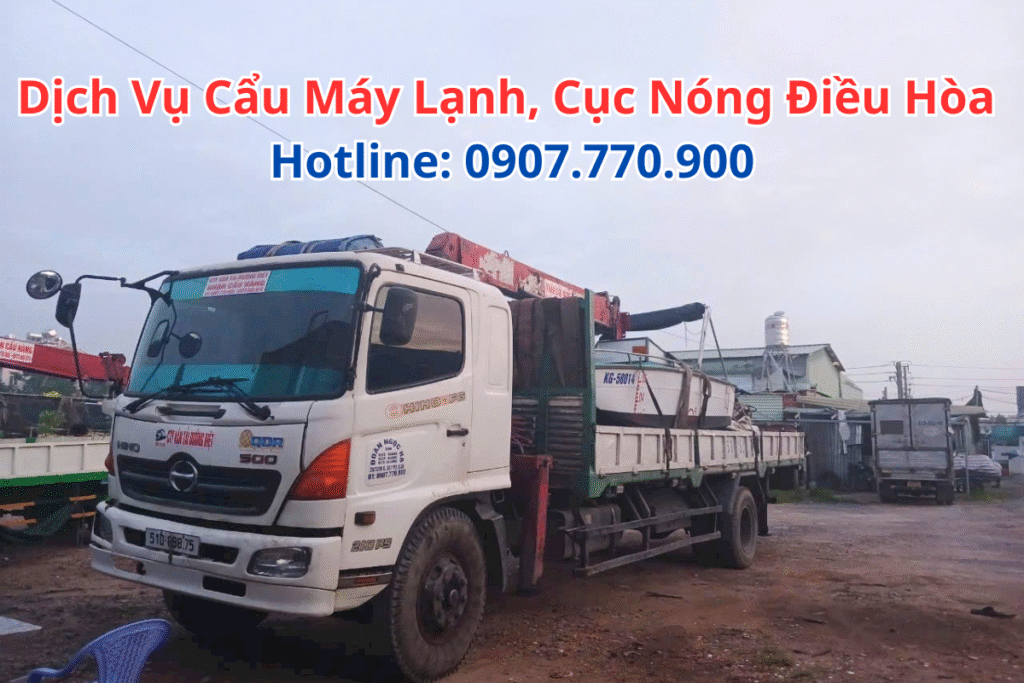 Xe Cẩu Máy Lạnh Cục Nóng Điều Hòa
