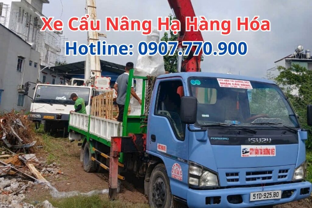Xe Cẩu Nâng Hạ Hàng Hóa