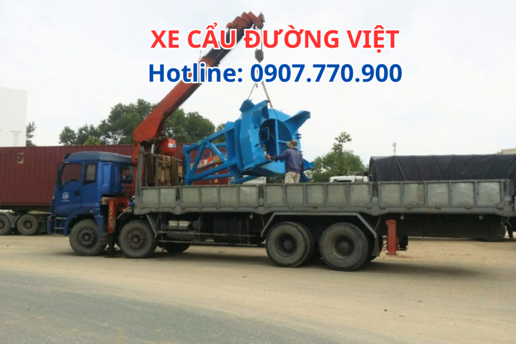Di Dời Máy Công Nghiệp Nặng Bằng Xe Cẩu