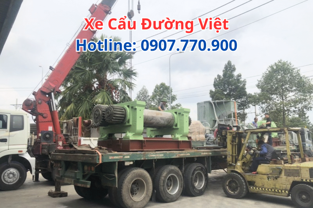 Thuê Xe Cẩu Có Tời Phụ