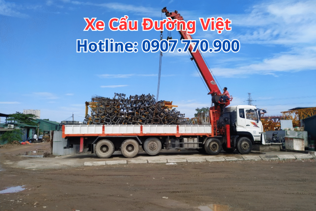 Phương Án Cẩu Vật Liệu Lên Sân Thượng