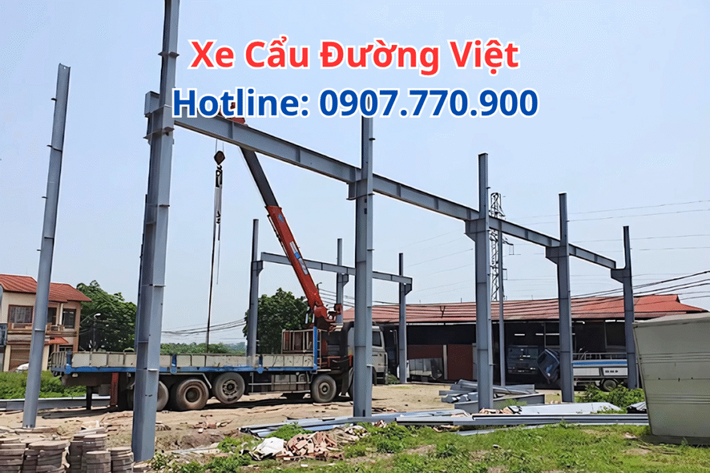 Thuê Xe Cẩu Có Tời Phụ