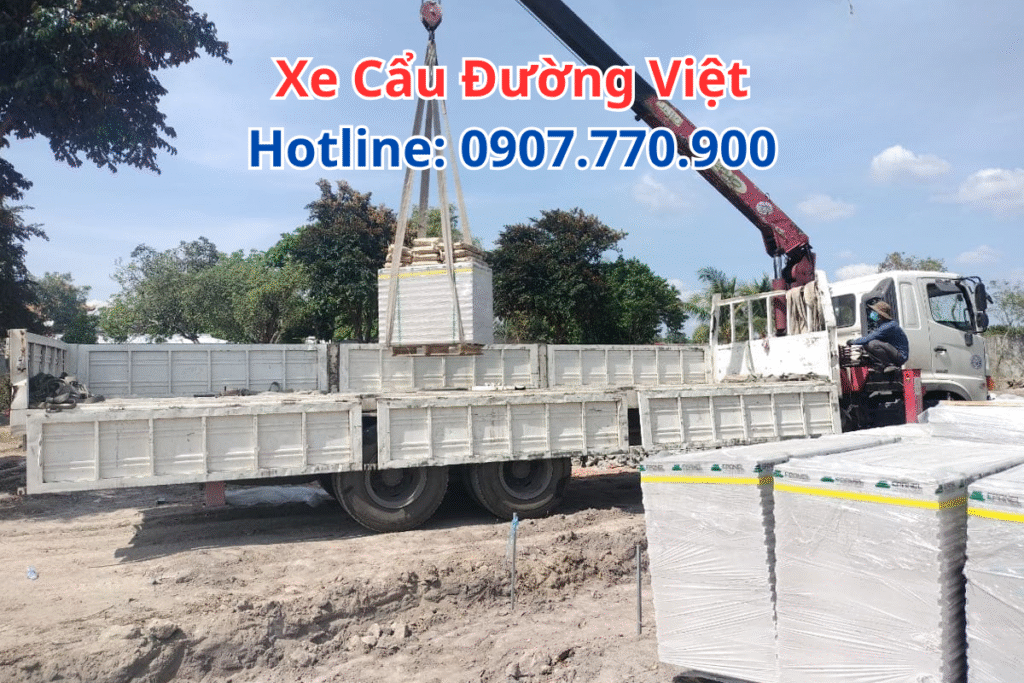Thuê Xe Cẩu Tự Hành KCN Hiệp Phước