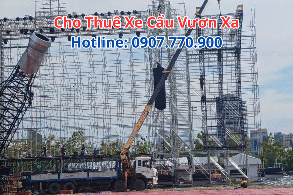 Thuê Xe Cẩu Vươn Xa