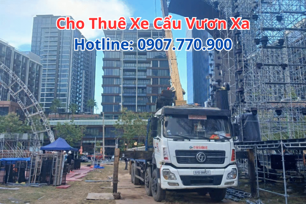 Thuê Xe Cẩu Vươn Xa