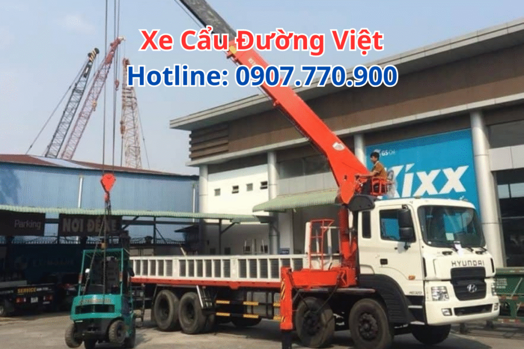 Bảng Giá Thuê Xe Cẩu Vĩnh Cửu