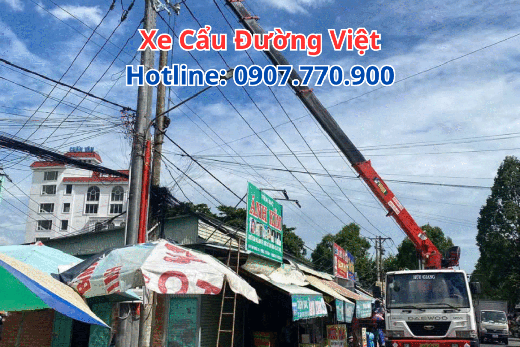 Đơn Vị Cho Thuê Xe Cẩu Tại Đức Huệ