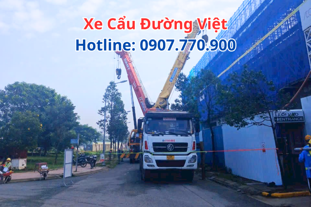 Thuê Xe Cẩu Chuyển Nhà Xưởng Trọn Gói