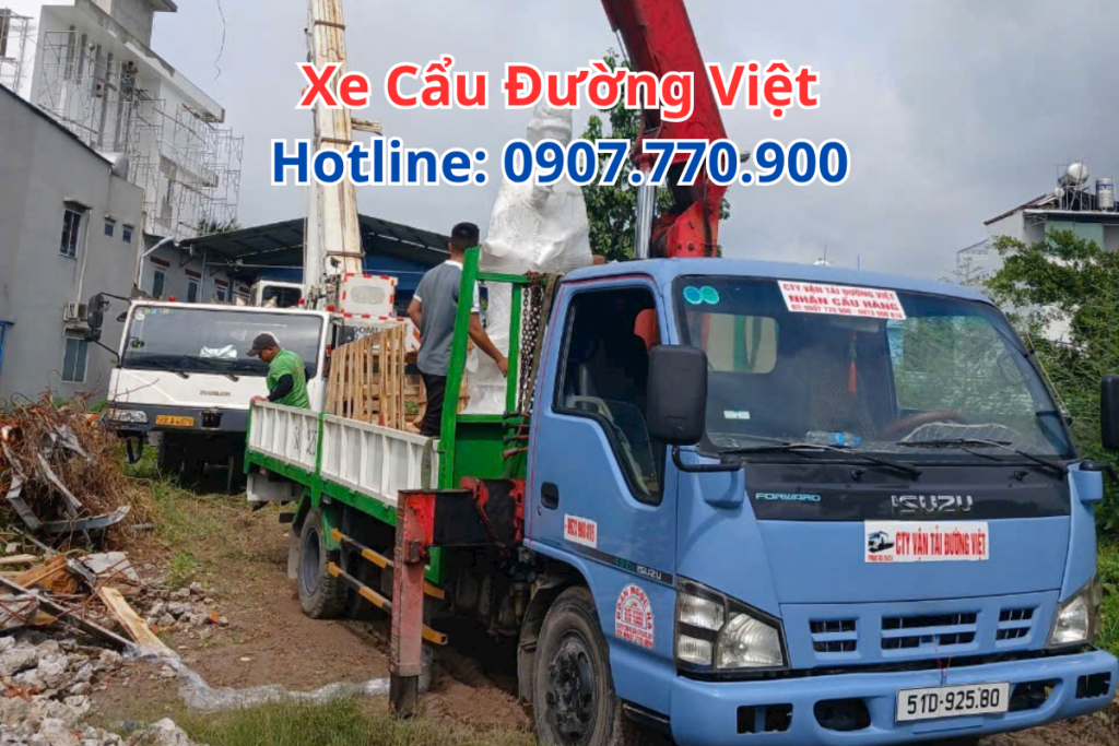 Thuê Xe Cẩu Phường Xóm Chiếu